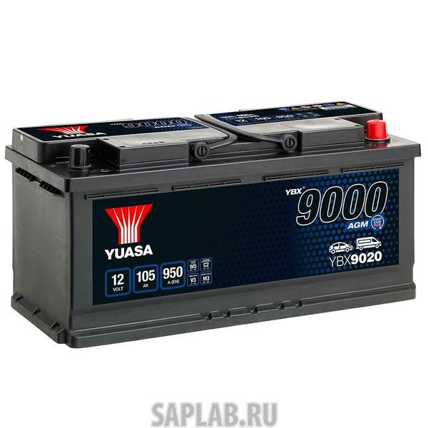 Купить YUASA YBX9020 Аккумулятор автомобильный Yuasa YBX9020 105 Ач