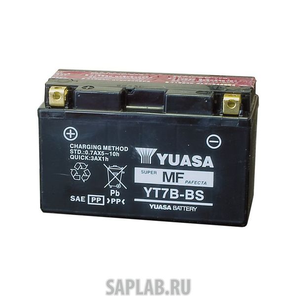 Купить YUASA YT7B4 Аккумулятор Yuasa YT7B-4 12В 6,8Ач 110CCA 150x65x93 мм Прямая (+-)