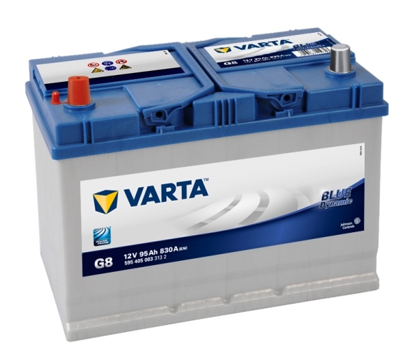 Купить VARTA 5954050833132 Аккумулятор VARTA Blue G8 95L 830A 306x173x225 5954050833132