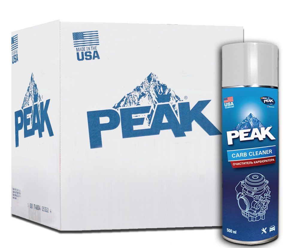 Купить Peak PKR110VL50012 Очиститель карбюратора и дроссельной заслонки Brake Cleaner, 12 шт.