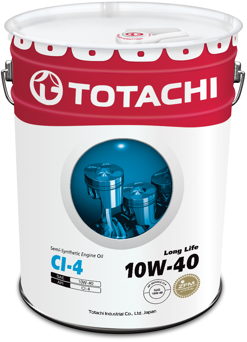 Купить Totachi 4562374690592 Long Life Semi-Synthetic CI-4 10W-40, 20л