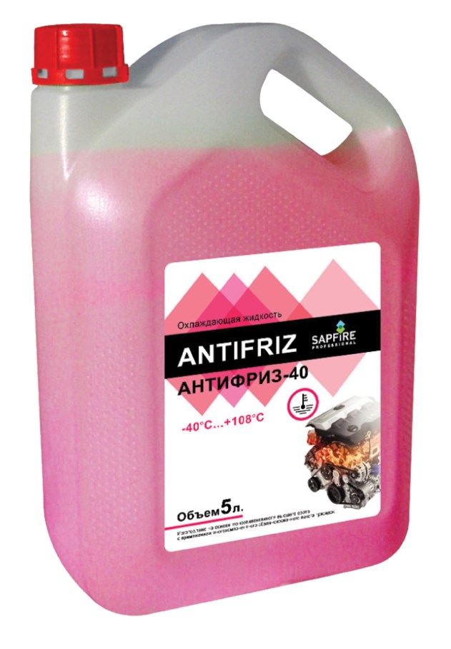 Купить Sapfire professional SEG0115 Антифриз -40C SAPFIRE 5л