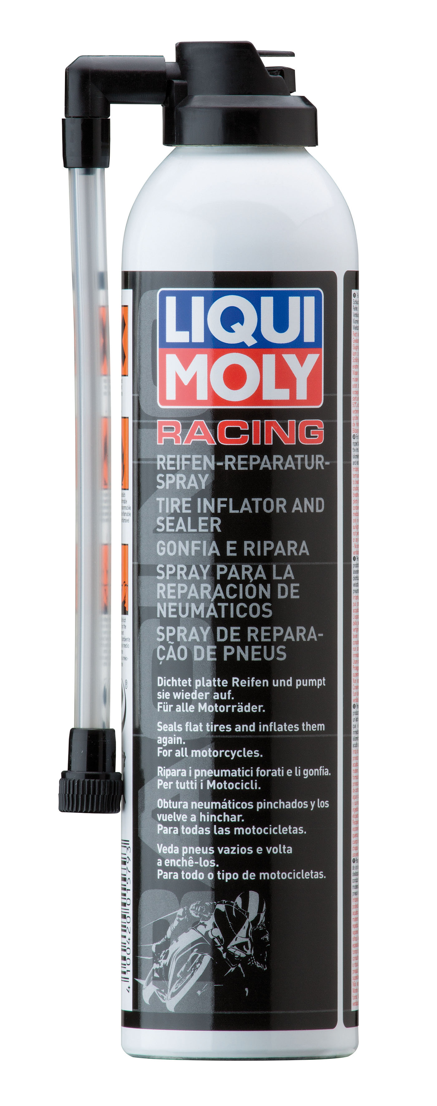 Купить Liqui moly 1579 Герметик для ремонта мотоциклетной резины Racing Reifen-Reparatur-Spray