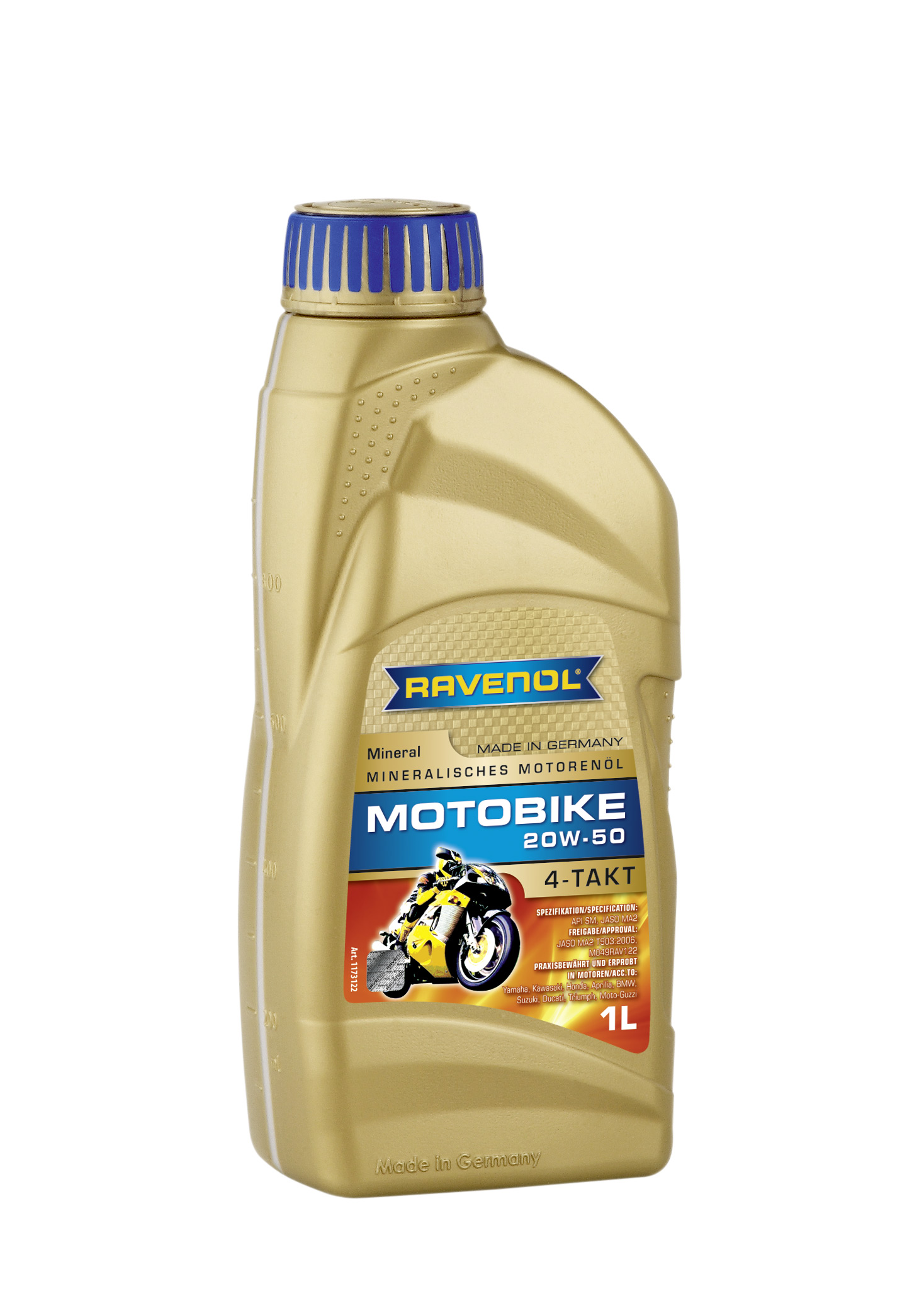 Купить Ravenol 4014835731417 Motobike 4-T Mineral 20W-50 (1л) new