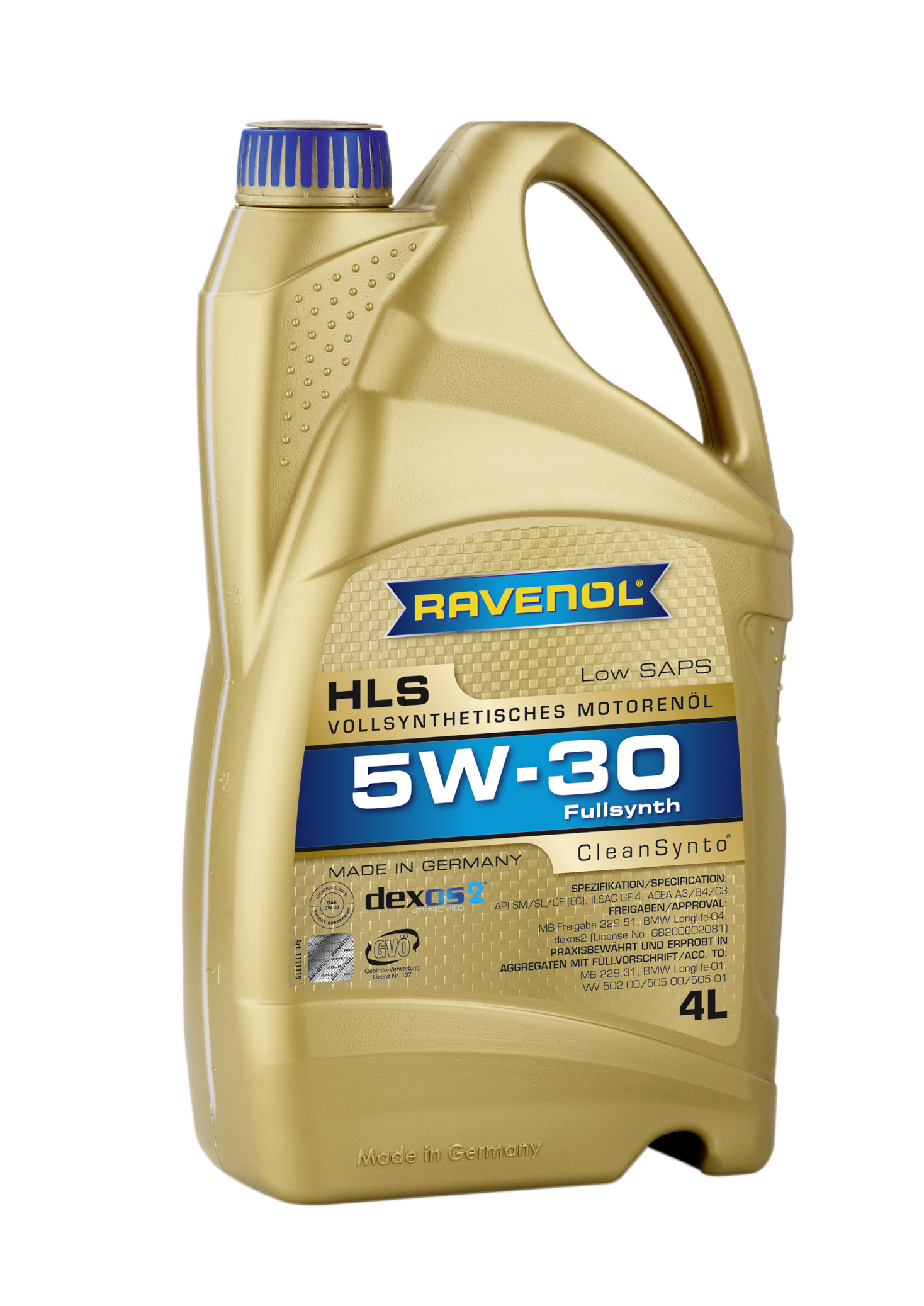 Купить Ravenol 4014835723092 HLS SAE 5W-30 ( 4л) new