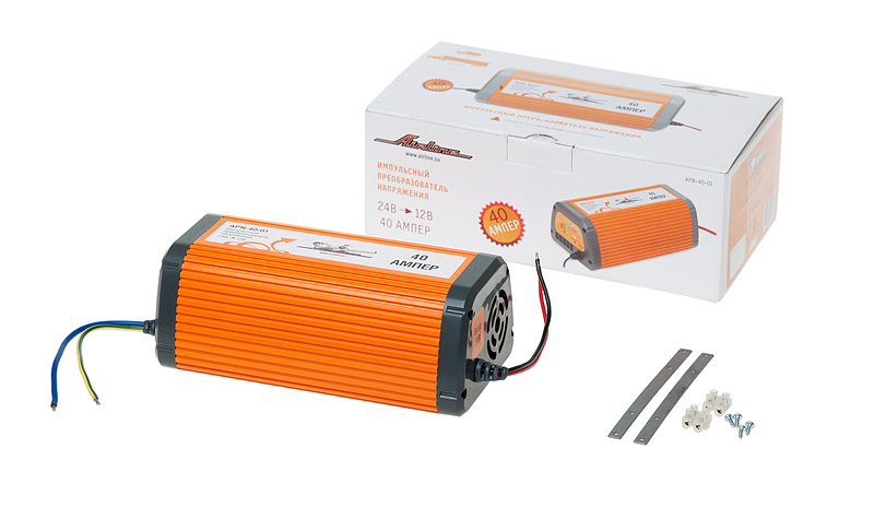 Купить Airline APN4001 Преобразователь напряжения импульсный 24-12В, 40 А