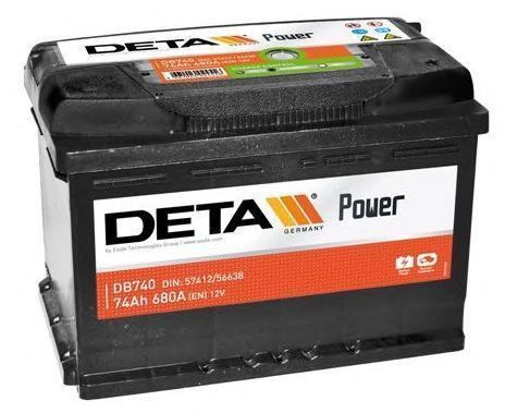 Купить DETA DB740 Аккумулятор автомобильный DETA DB740 74 Ач