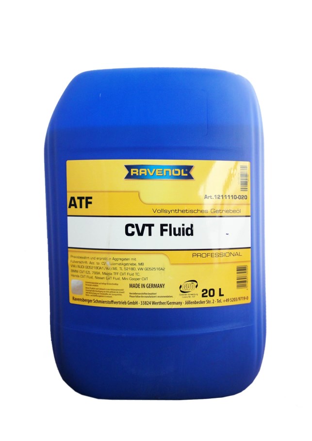 Купить Ravenol 4014835732520 Трансмиссионное масло  CVT Fluid (20л)