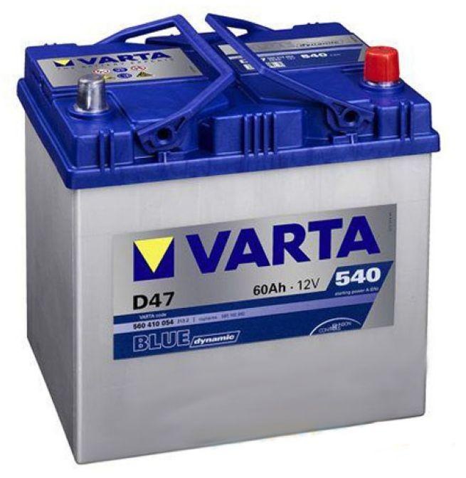 Купить VARTA 5604100543132 Аккумулятор VARTA Blue D47 60R 540A 232x173x225 5604100543132
