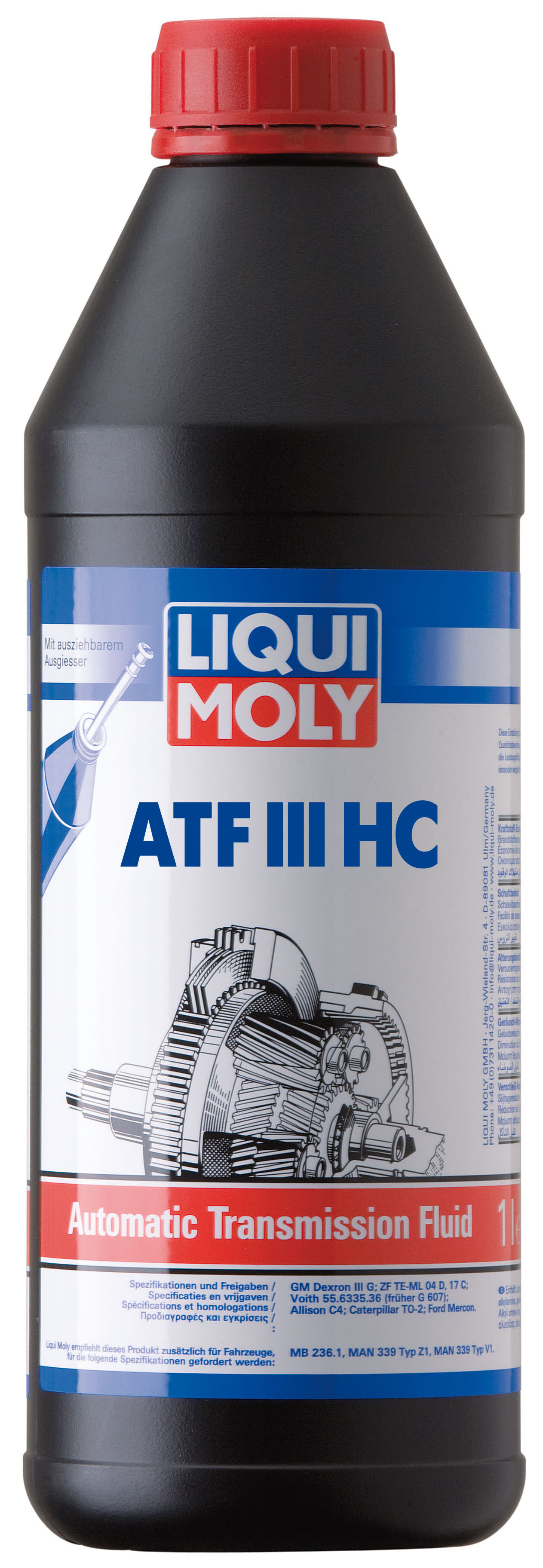 Купить Liqui moly 3946 Трансмиссионное масло для АКПП ATF III HC