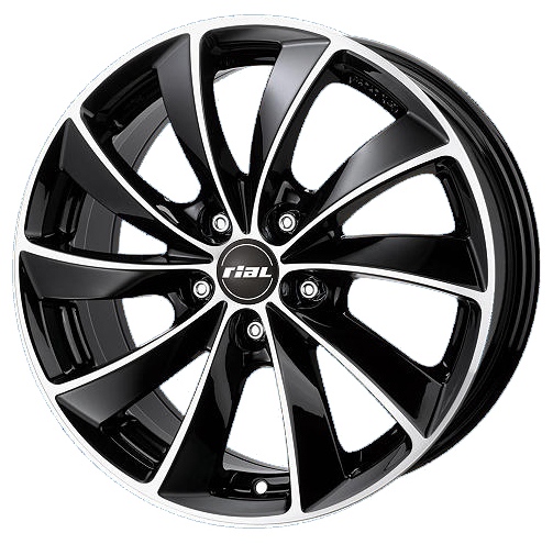 Купить Rial LU80835W131 RIAL LUGANO 8.0X18 5/120 ET35 d72.6 /diamond-black front polished/ BMW [LU80835W13-1]