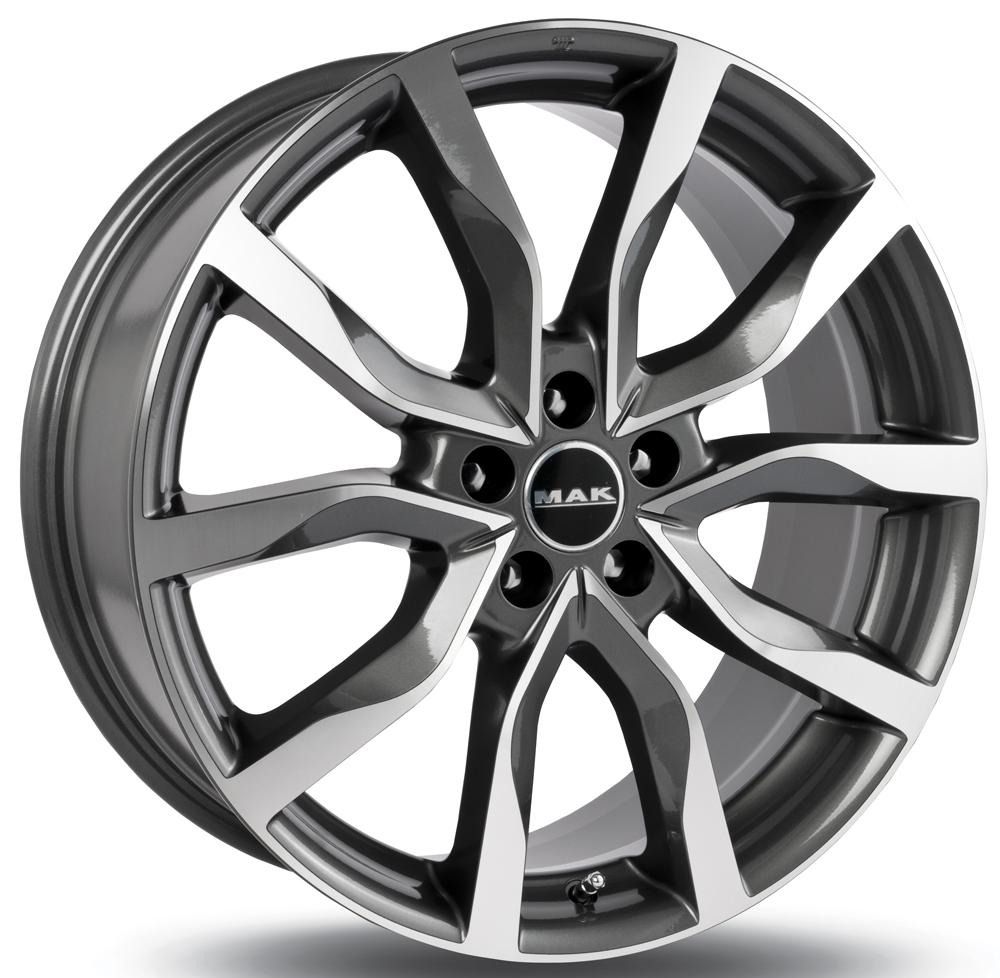 Купить Mak WHS063875 Highlands 19/9 ET53 Gun metallic - mirror face