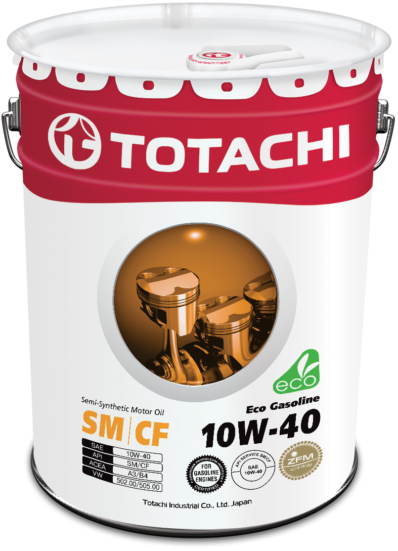 Купить Totachi 4562374690400 Eco Gasoline Semi-Synthetic SM/CF 10W-40, 20л