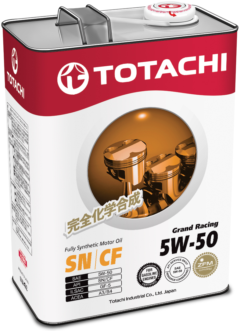 Купить Totachi 4562374690707 Grand Fuel Fully Synthetic SN/CF 5W-50, 4л