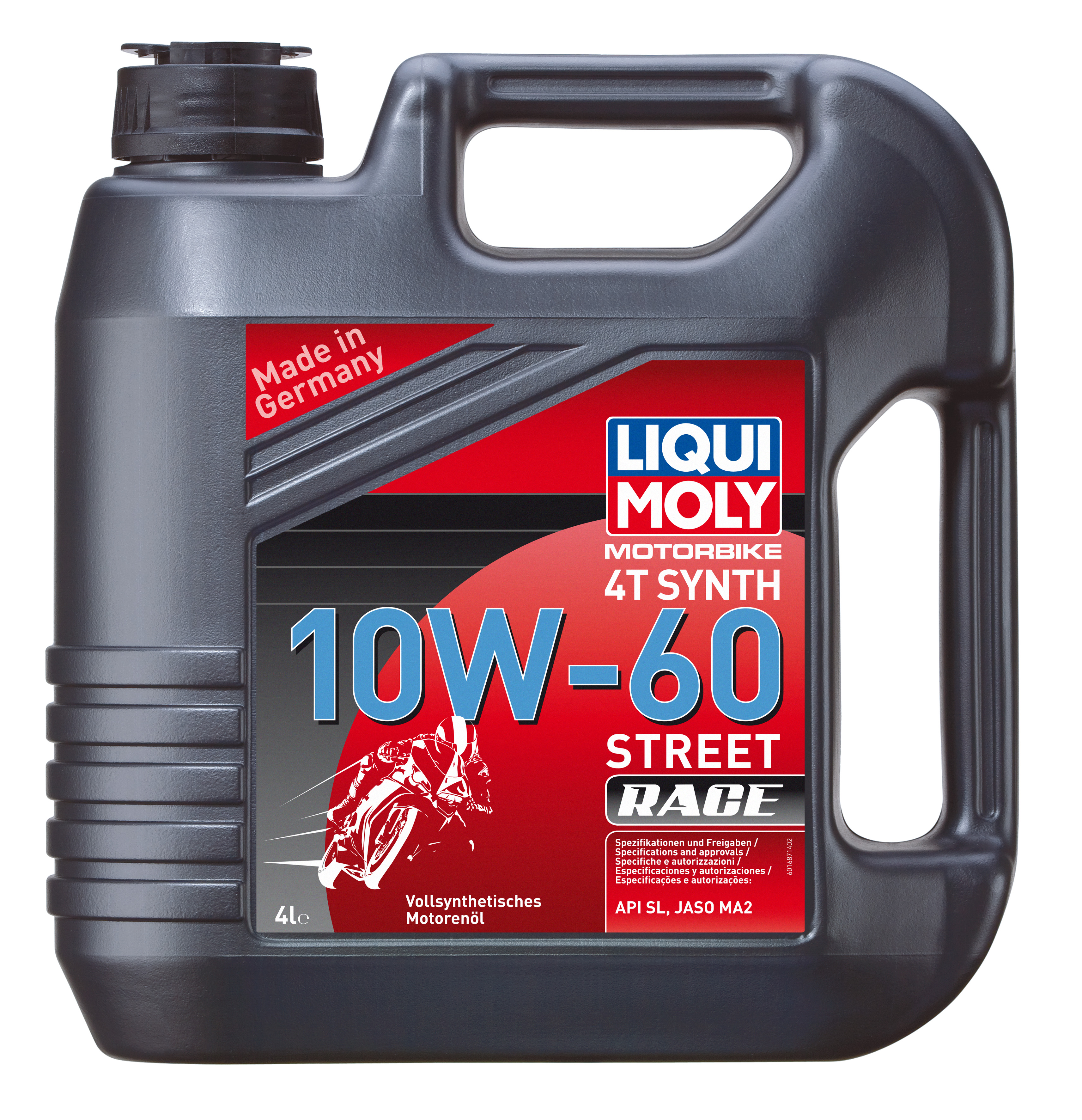 Купить Liqui moly 1687 для 4-тактных Мотоциклов Racing Synth 4T SAE 10W-60