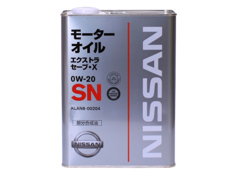 Купить Nissan KLAN800204 SN Extra Save X SAE 0W-20 (4л)