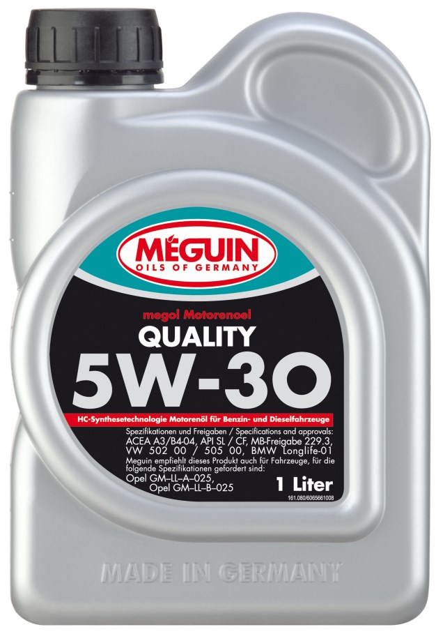 Купить Meguin 6566 Megol Motorenoel Quality 5W-30