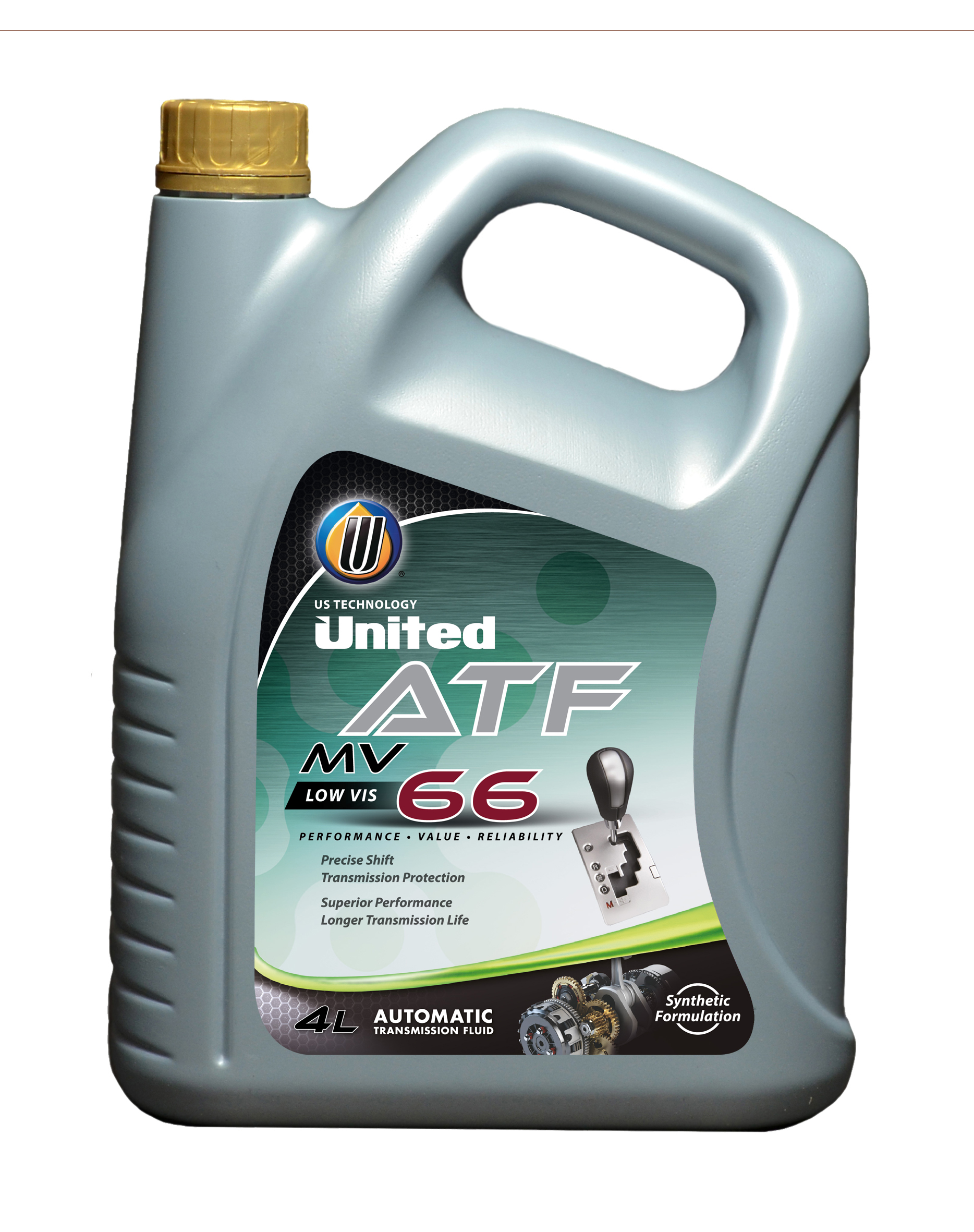 Купить United 8886351343452 Жидкость для АКПП (Low VIscosity) Red (Dexron VI) ATF-66