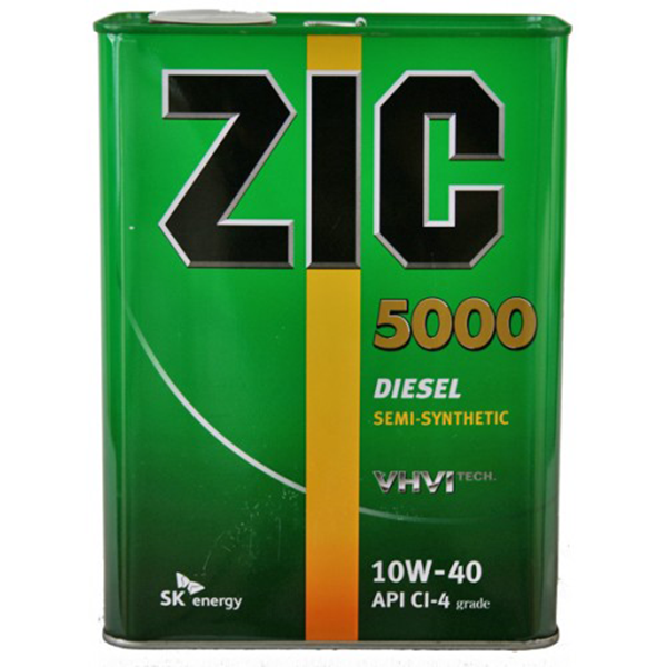 Купить Zic OIL2607 5000 Diesel 10W-40, 4л