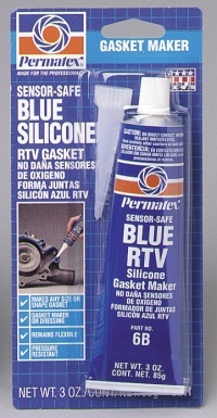 Купить Permatex 80022 Герметик проф. RTV Силикон. Безопасный для датчиков (Синий) 85 г.