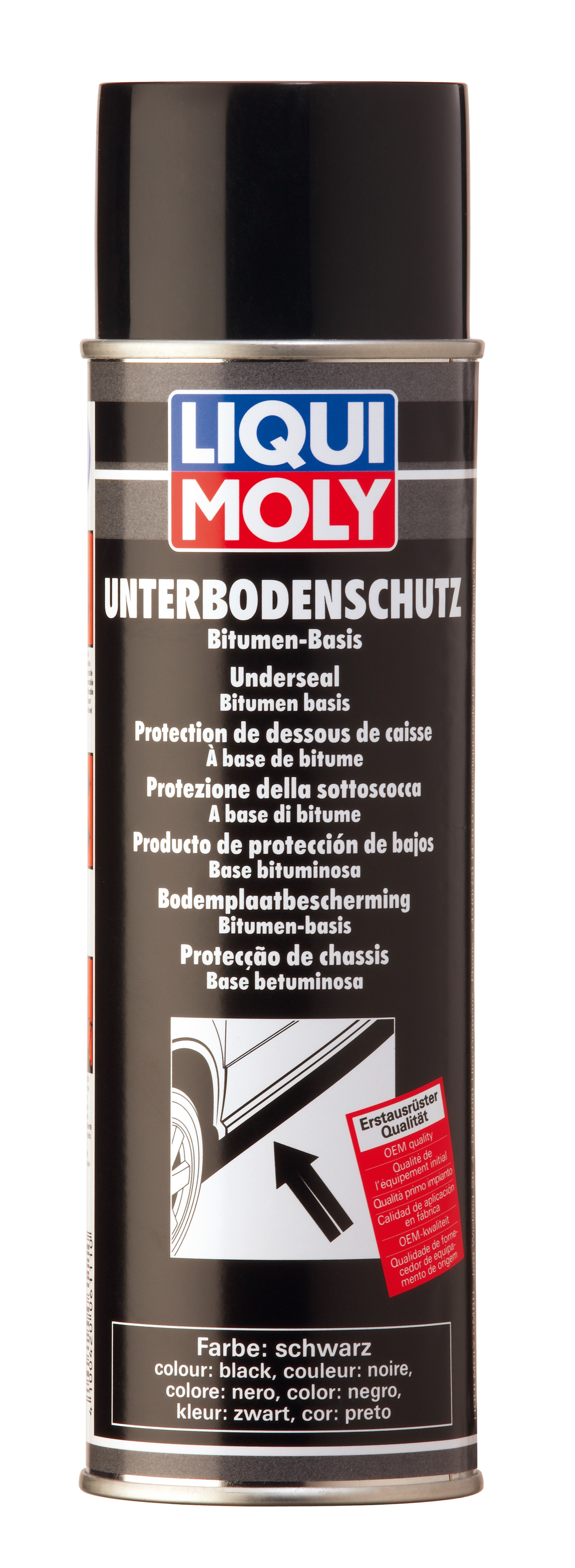 Купить Liqui moly 6111 Антикор для днища кузова битум/смола (черный) Unterboden-Schutz Bitumen schwarz
