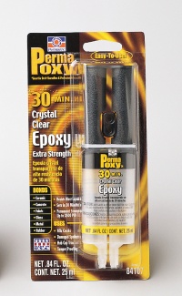 Купить Permatex 84107 Клей Эпоксидный Многоцелевой прозрачный (30мин) шприц 25 мл