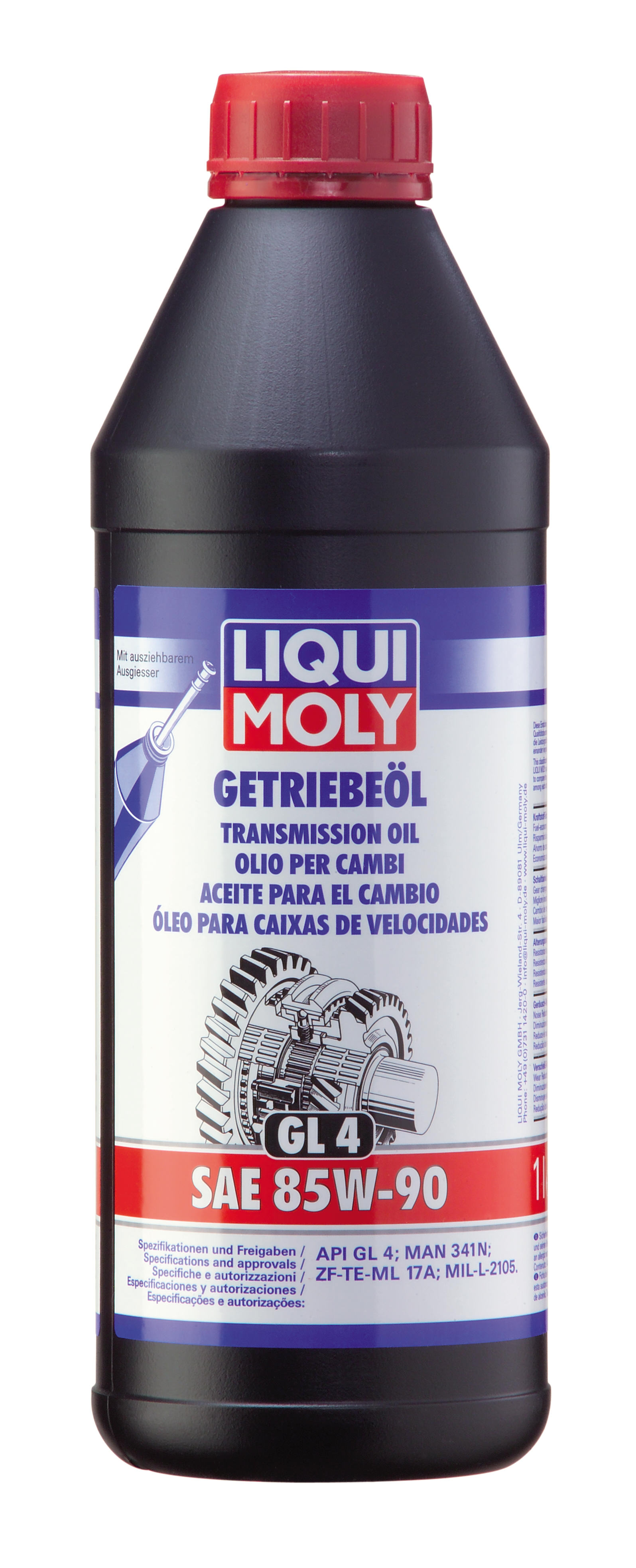 Купить Liqui moly 1954 Трансмиссионное масло Getriebeoil SAE 85W-90