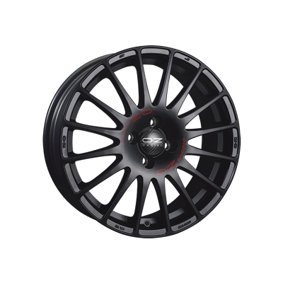 Купить Oz WHS056819 Superturismo GT 18/8 ET50 Matt black + red lettering