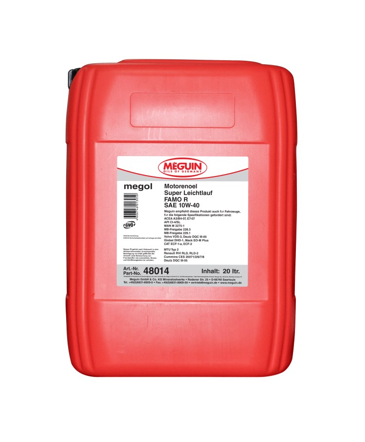 Купить Meguin 48014 Super Leichtlauf FAMO R SAE 10W-40