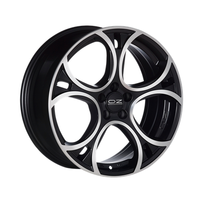 Купить Oz WHS056879 Wave 18/8 ET48 Matt black + diamond cut